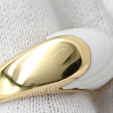 ブルガリ BVLGARI トロンケット イエロ―ゴールド×ホワイト K18YG ホワイトセラミック リング 指輪 BVLGARI Au750 YG 18K 18金 8.5号