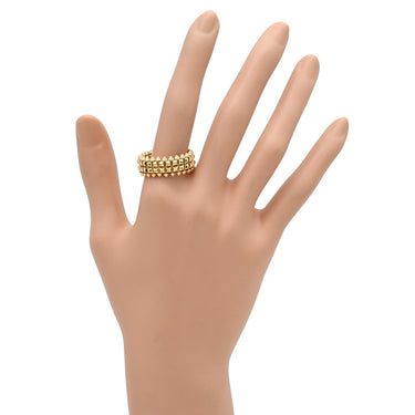 カルティエ Cartier クラッシュ ドゥ カルティエ ダブル B4237800 ローズゴールド K18PG #61(JP21) リング 指輪 ピンクゴールド 2ロウ 750 17.5号