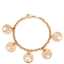 ショパール CHOPARD ハッピーサン ダイヤモンド 857482 ピンクゴールド K18PG ダイヤモンド ブレスレット Au750 18K 18金 PG 太陽