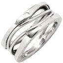 ブルガリ BVLGARI ビーゼロワン B-zero1 レジェンド 3バンドリング ホワイトゴールド K18WG #61 リング 指輪 BVLGARI Au750 18金 WG 20.5号