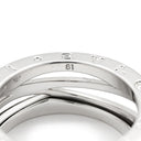 ブルガリ BVLGARI ビーゼロワン B-zero1 レジェンド 3バンドリング ホワイトゴールド K18WG #61 リング 指輪 BVLGARI Au750 18金 WG 20.5号