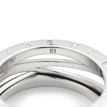 ブルガリ BVLGARI ビーゼロワン B-zero1 レジェンド 3バンドリング ホワイトゴールド K18WG #61 リング 指輪 BVLGARI Au750 18金 WG 20.5号