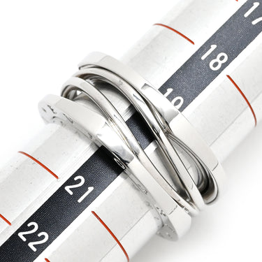 ブルガリ BVLGARI ビーゼロワン B-zero1 レジェンド 3バンドリング ホワイトゴールド K18WG #61 リング 指輪 BVLGARI Au750 18金 WG 20.5号