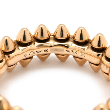 カルティエ Cartier クラッシュ ドゥ カルティエ SM ピンクゴールド K18PG #50(JP10) リング 指輪 750 PG CLASH DE CARTIER スタッズ 9.5号