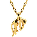 カルティエ Cartier パンテール ドゥ カルティエ パンサー イエローゴールド K18YG ネックレス Cartier Au750 18K 豹モチーフ