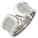カルティエ Cartier C2リング LM ホワイトゴールド K18WG #64(JP24) リング 指輪 Cドゥ 2C 750 18K 18金 22.5号
