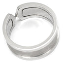 カルティエ Cartier C2リング LM ホワイトゴールド K18WG #64(JP24) リング 指輪 Cドゥ 2C 750 18K 18金 22.5号