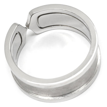 カルティエ Cartier C2リング LM ホワイトゴールド K18WG #64(JP24) リング 指輪 Cドゥ 2C 750 18K 18金 22.5号