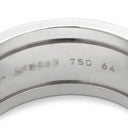 カルティエ Cartier C2リング LM ホワイトゴールド K18WG #64(JP24) リング 指輪 Cドゥ 2C 750 18K 18金 22.5号