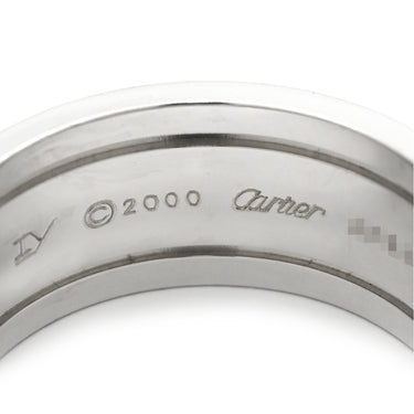 カルティエ Cartier C2リング LM ホワイトゴールド K18WG #64(JP24) リング 指輪 Cドゥ 2C 750 18K 18金 22.5号