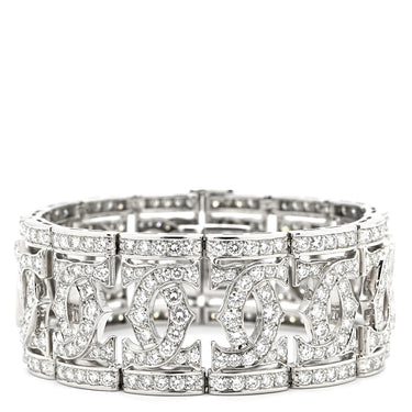 カルティエ Cartier アントラルセ ダイヤモンド ホワイトゴールド K18WG ダイヤモンド ブレスレット 750 18K 18金 WG