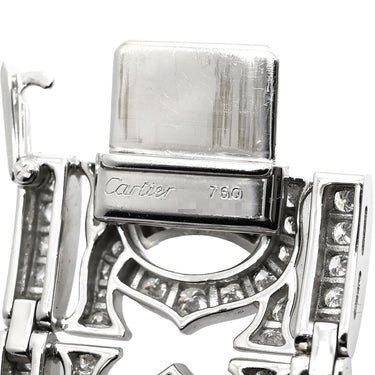 カルティエ Cartier アントラルセ ダイヤモンド ホワイトゴールド K18WG ダイヤモンド ブレスレット 750 18K 18金 WG