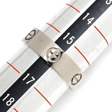 カルティエ Cartier ラブリング B4084700 ホワイトゴールド K18WG #56(JP16) リング 指輪 LOVE Ring 750 18K WG 18金 16号