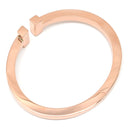 ティファニー Tiffany & Co Tスクエア ミディアム ローズゴールド K18PG ブレスレット ピンクゴールド バングル 750 18K RG PG