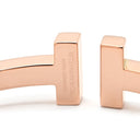 ティファニー Tiffany & Co Tスクエア ミディアム ローズゴールド K18PG ブレスレット ピンクゴールド バングル 750 18K RG PG