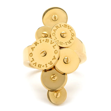 ブルガリ BVLGARI チクラディ イエローゴールド K18YG リング 指輪 750 18K 18金 10号