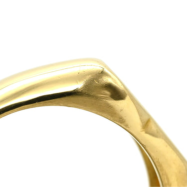 ティファニー Tiffany & Co フルハート イエローゴールド K18YG リング 指輪 T＆Co. エルサ ペレッティ イエローゴールド Au750 18K 18金 ハートモチーフ 10.5号