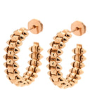 カルティエ Cartier クラッシュ ドゥ カルティエ SM B8301415 ローズゴールド K18PG ピアス ピンクゴールド 750 RG PG 18金 18K