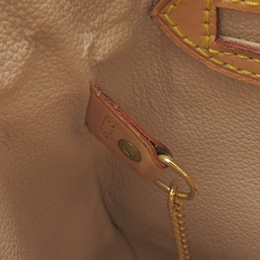 ルイヴィトン LOUIS VUITTON バケットPM M42238 モノグラム モノグラムキャンバス ショルダーバッグ ゴールド金具 茶 プチ バケット ポーチ付き