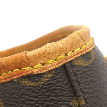 ルイヴィトン LOUIS VUITTON バケットPM M42238 モノグラム モノグラムキャンバス ショルダーバッグ ゴールド金具 茶 プチ バケット ポーチ付き