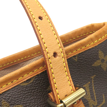 ルイヴィトン LOUIS VUITTON バケットPM M42238 モノグラム モノグラムキャンバス ショルダーバッグ ゴールド金具 茶 プチ バケット ポーチ付き