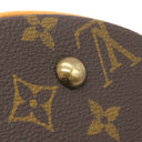 ルイヴィトン LOUIS VUITTON バケットPM M42238 モノグラム モノグラムキャンバス ショルダーバッグ ゴールド金具 茶 プチ バケット ポーチ付き