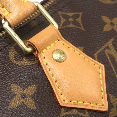 ルイヴィトン LOUIS VUITTON スピーディ 25 M41109 モノグラム モノグラムキャンバス ハンドバッグ ゴールド金具 茶 鍵・パドロック欠品