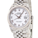 腕時計 ロレックス ROLEX デイトジャスト 36 126234 ランダム番 自動巻き メンズ ランダム番 K18WG×SS コンビ ホワイト ローマン