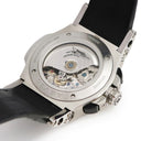 腕時計 ハイゼック Hysek アビス クロノグラフ 017500A 自動巻き メンズ チタニウム ブラック 黒 デイト スモールセコンド