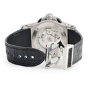 腕時計 ハイゼック Hysek アビス クロノグラフ 017500A 自動巻き メンズ チタニウム ブラック 黒 デイト スモールセコンド