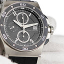 腕時計 ハイゼック Hysek アビス クロノグラフ 017500A 自動巻き メンズ チタニウム ブラック 黒 デイト スモールセコンド