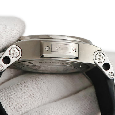 腕時計 ハイゼック Hysek アビス クロノグラフ 017500A 自動巻き メンズ チタニウム ブラック 黒 デイト スモールセコンド