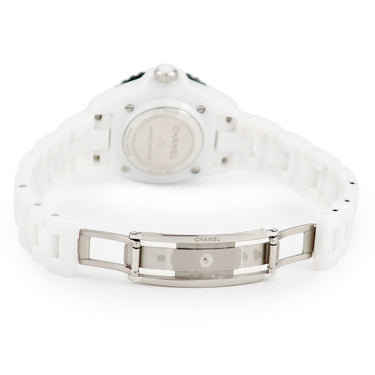 腕時計 シャネル CHANEL J12 クチュール 33ｍｍ H9763 クオーツ レディース 新品同様 ホワイト 白 逆回転防止ベゼル 数量限定モデル
