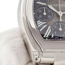 腕時計 カルティエ Cartier ロードスター XL クロノグラフ W62020X6 自動巻き メンズ トノウ ブラック ローマン スモールセコンド