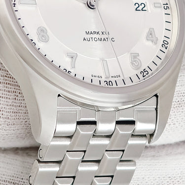 腕時計 IWC IWC スピットファイア マークXVI IW325505 自動巻き メンズ パイロットウォッチ シルバー デイト