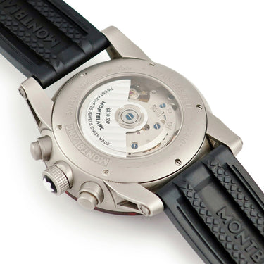 腕時計 モンブラン Montblanc タイムウォーカー アーバンスピード クロノグラフ MB114881 自動巻き メンズ デイト スモールセコンド 黒