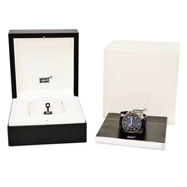 腕時計 モンブラン Montblanc タイムウォーカー アーバンスピード クロノグラフ MB114881 自動巻き メンズ デイト スモールセコンド 黒