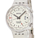 腕時計 ミドー MIDO オールダイアル GMT M8350.4.11.1 自動巻き メンズ ワールドタイム表示 シルバー デイト
