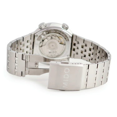 腕時計 ミドー MIDO オールダイアル GMT M8350.4.11.1 自動巻き メンズ ワールドタイム表示 シルバー デイト