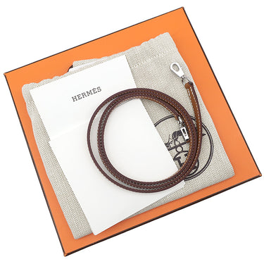 エルメス HERMES ミニケリードゥ 外縫い ゴールド ヴォーエプソン 2WAYバッグ シルバー金具 茶 ショルダー