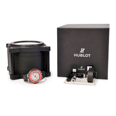 腕時計 ウブロ HUBLOT ビッグバン フェラーリ ブライトレッド 401.CF.0123.VR.FHK13 自動巻き メンズ デイト コラボ 香港限定30本