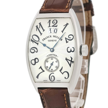 腕時計 フランクミュラー FRANCK MULLER トノウカーベックス リミテッド2000 2851 S6 自動巻き メンズ デイト スモールセコンド 青針 限定