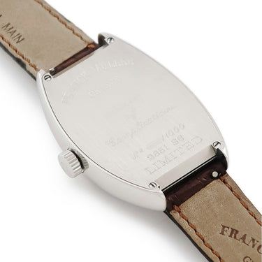 腕時計 フランクミュラー FRANCK MULLER トノウカーベックス リミテッド2000 2851 S6 自動巻き メンズ デイト スモールセコンド 青針 限定