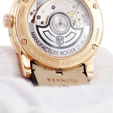 腕時計 ロジェデュブイ ROGER DUBUIS エクスカリバー36 DBEX0355 自動巻き メンズ K18PG無垢 純正ダイヤ ローマン ラウンド