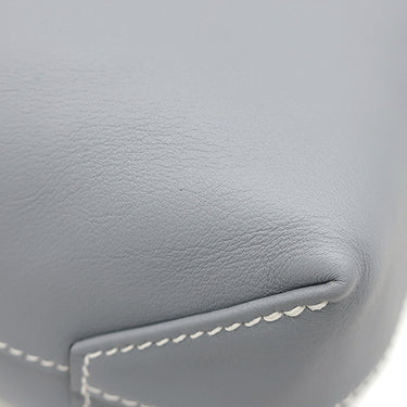 エルメス HERMES ネオドゥブルセンス 35 グリパンタン×プシエール ヴォースイフト トートバッグ 灰色 ベージュ リバーシブル