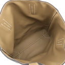 エルメス HERMES ネオドゥブルセンス 35 グリパンタン×プシエール ヴォースイフト トートバッグ 灰色 ベージュ リバーシブル