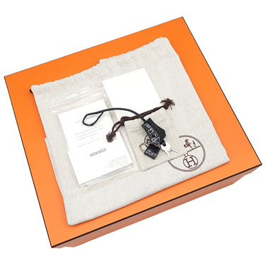 エルメス HERMES バーキン30 ブラック ポロサス ハンドバッグ シルバー金具 黒 クロコ