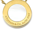 ティファニー Tiffany & Co T ダイヤモンド＆マザーオブパール サークル ペンダント イエローゴールド K18YG ダイヤモンド ホワイトマザーオブパール ネックレス T&Co. イエローゴールド 750 18K 18金 シェル