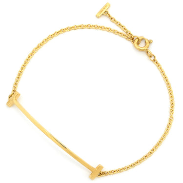 ティファニー Tiffany & Co Tスマイル イエローゴールド K18YG ブレスレット Au750 18K 18金 Tコレクション T＆Co. TIFFANY