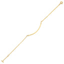 ティファニー Tiffany & Co Tスマイル イエローゴールド K18YG ブレスレット Au750 18K 18金 Tコレクション T＆Co. TIFFANY